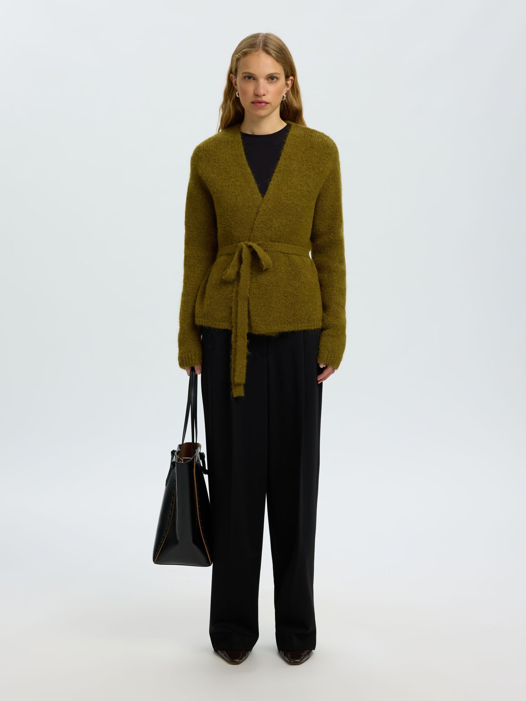 WOLMIX GEBREID VEST, Fir Green, highres