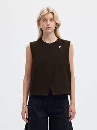 ASYMMETRIC WAISTCOAT, Delicioso, highres