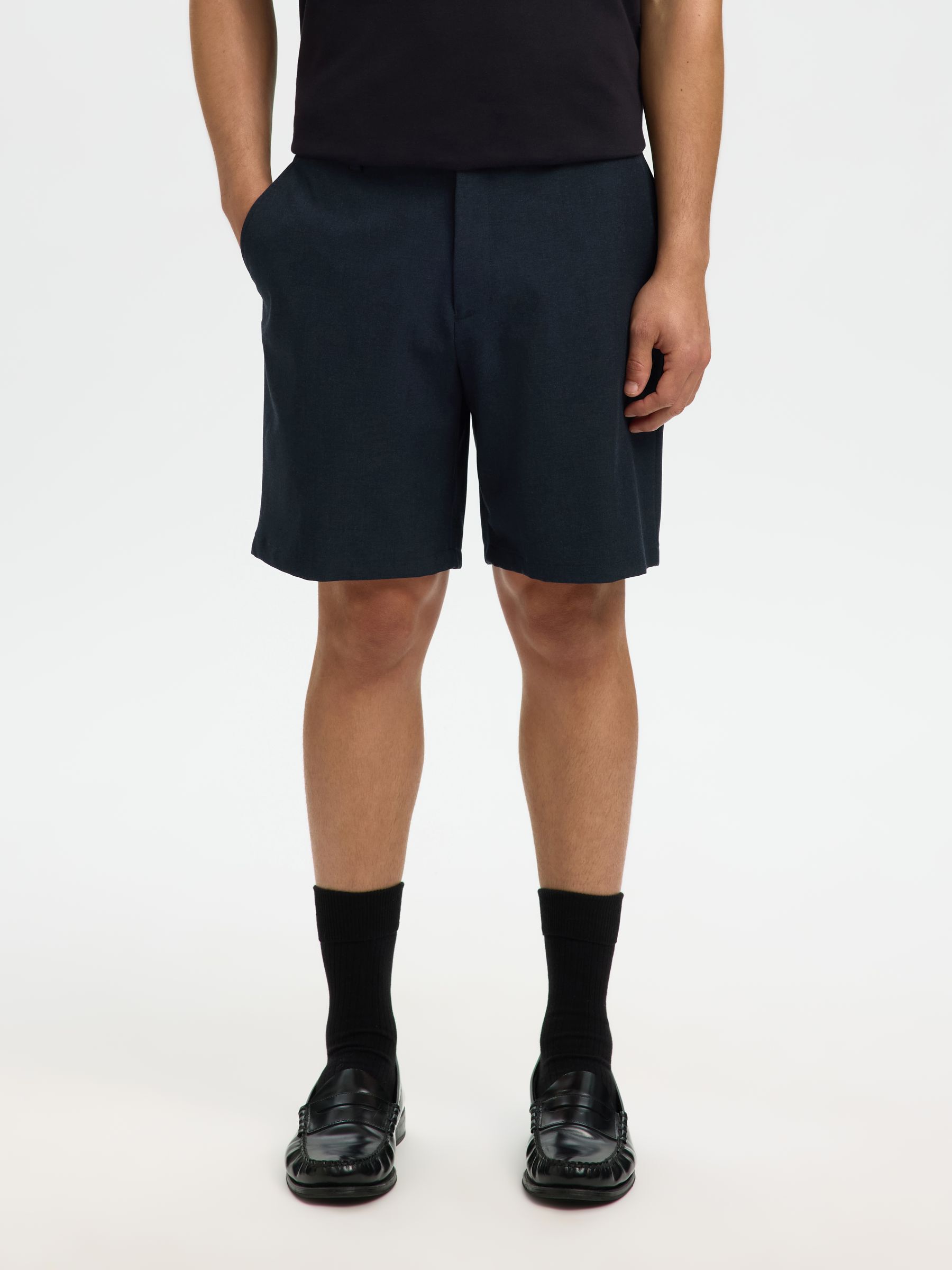 REGULAR FIT CHINO SHORTS, Dark Sapphire, highres