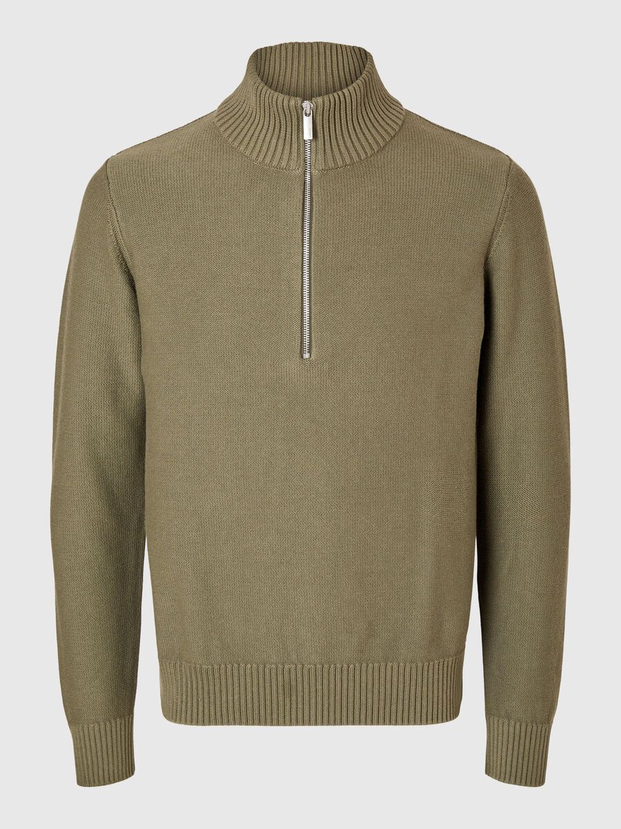 Selected HALF-ZIP PULLOVER, Kalamata, highres - 16092550_Kalamata_001.jpg