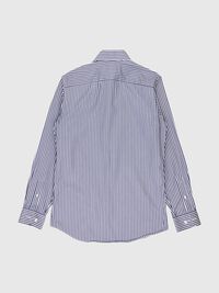 LONG-SLEEVED SLIM FIT SHIRT, Dark Sapphire, highres