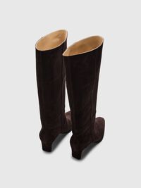 WILDLEDER KNIEHOHE STIEFEL, Delicioso, highres