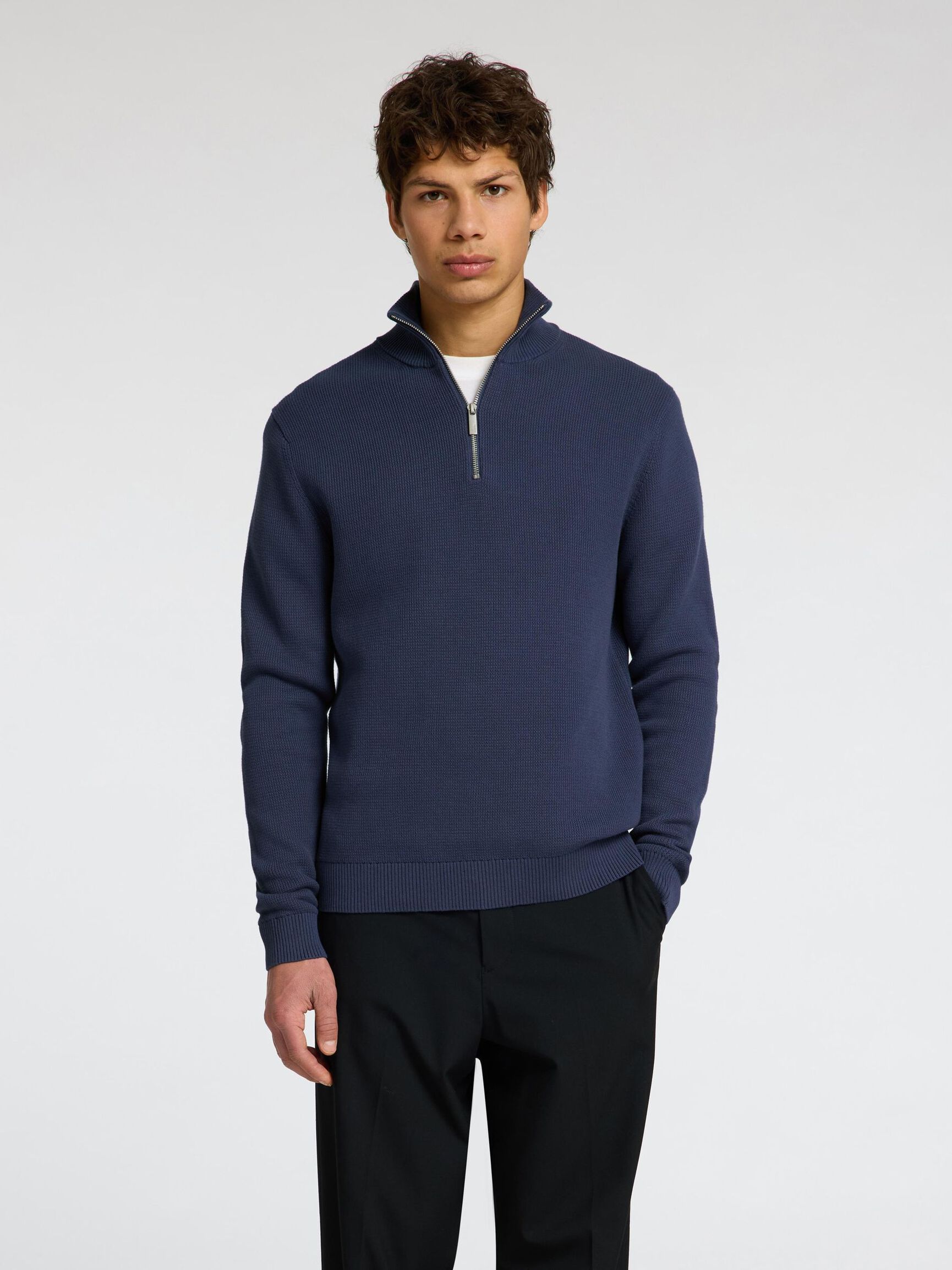 HALF-ZIP JUMPER, Oceana, highres