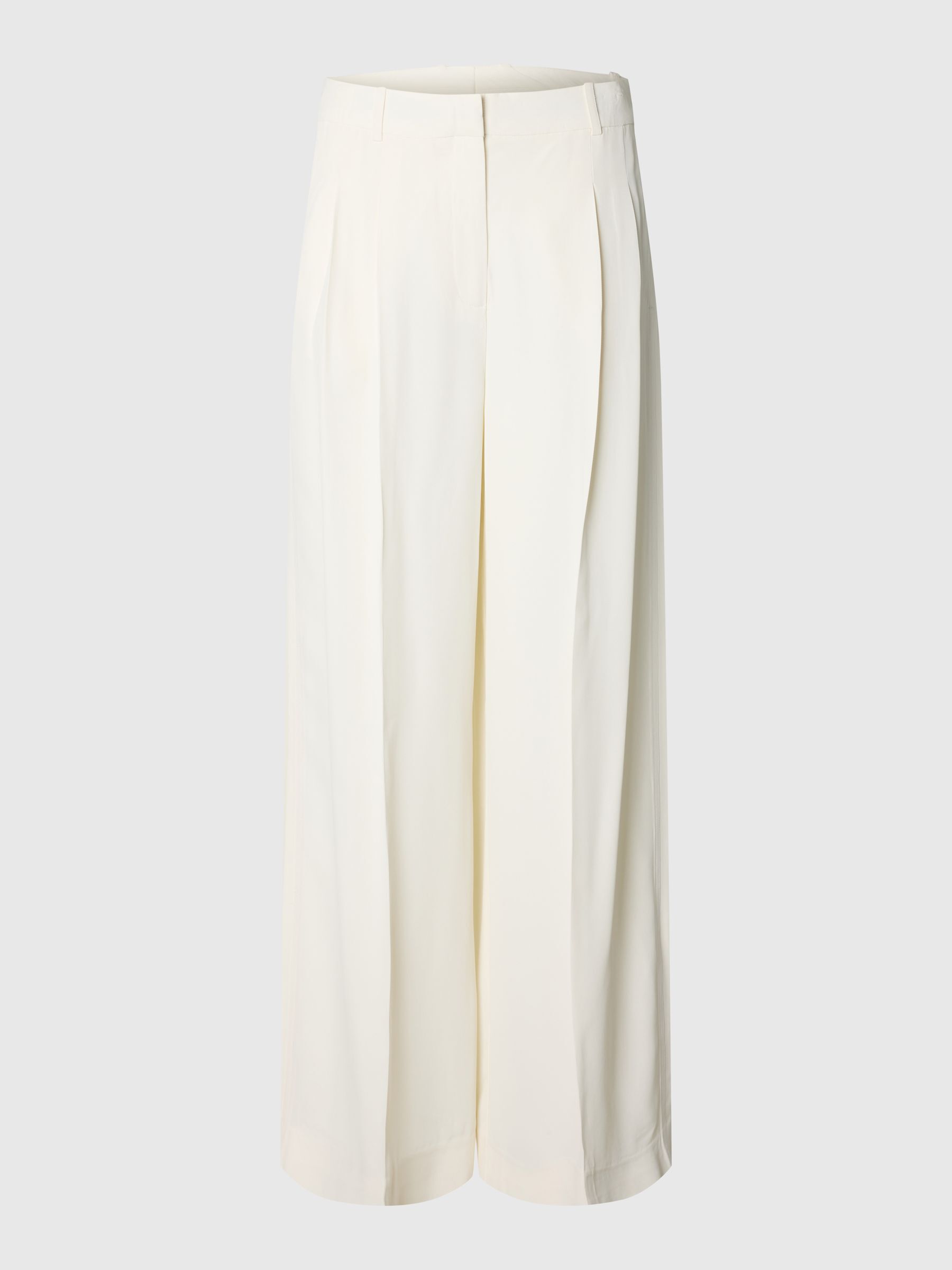 EXTRA WIJDE PASVORM BROEK, Egret, highres