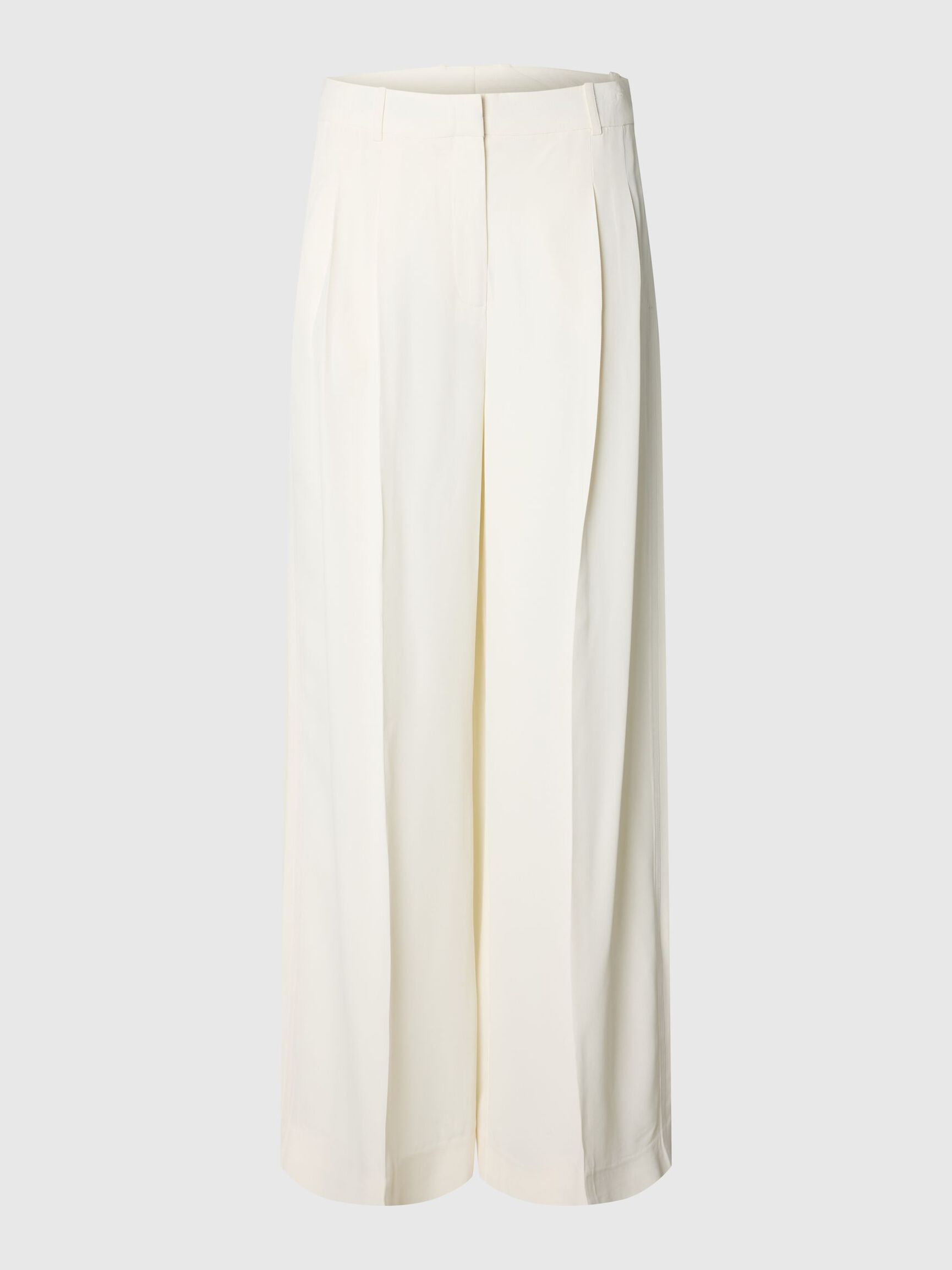 EXTRA WIJDE PASVORM BROEK, Egret, highres