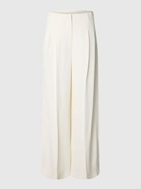 EXTRA WIJDE PASVORM BROEK, Egret, highres