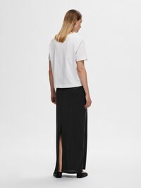 SLIM MAXI SKIRT, Black, highres