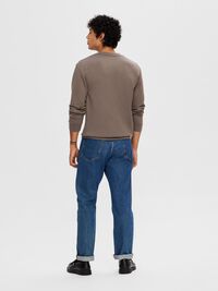 VISCOSE BLEND SWEATSHIRT, Morel, highres