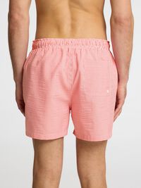 SEERSUCKER BADESHORTS, Hibiscus, highres