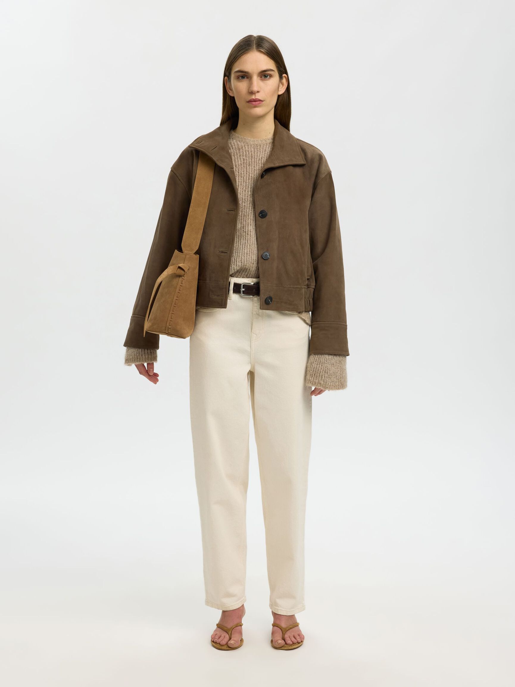 MEDIUM MOCKA VÄSKA, Tan, highres