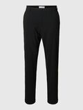 Selected SLIM FIT TAPERED FIT BROEK, Black, highres - 16099820_Black_001.jpg