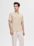 Selected SHORT-SLEEVED COTTON POLO SHIRT, Fog, highres - 16092781_Fog_003.jpg