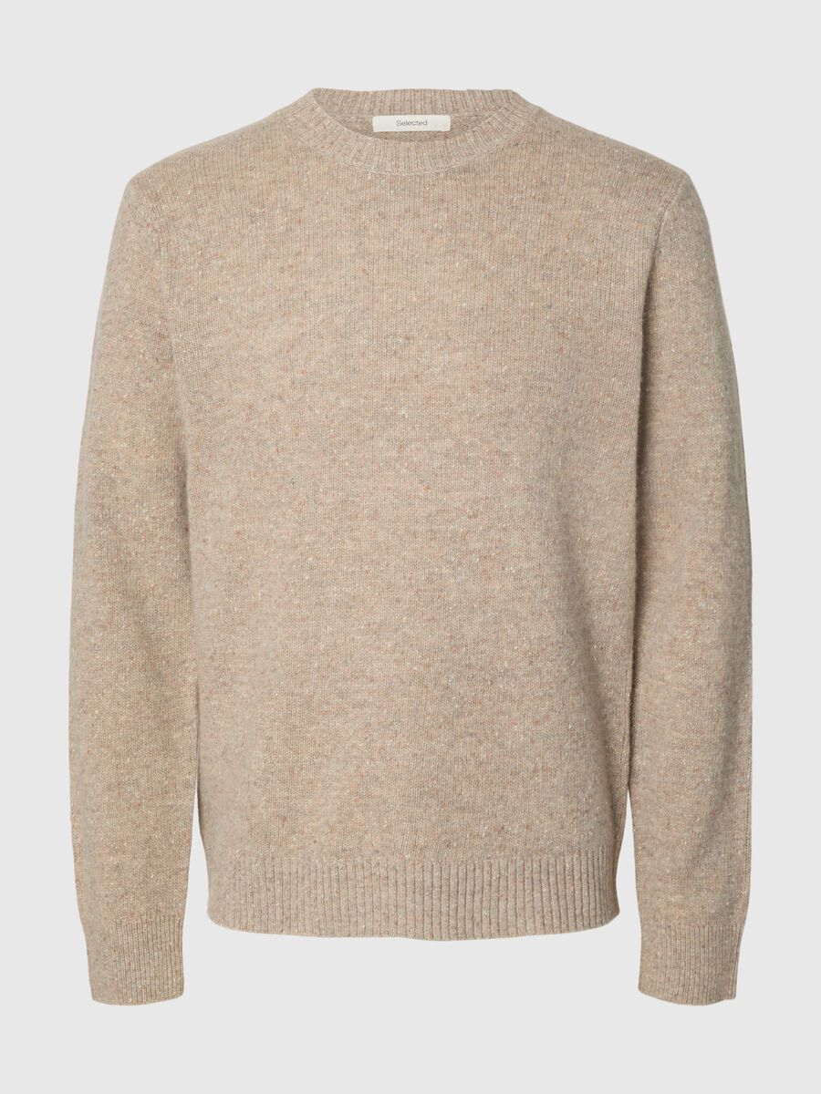 Product tile image - WOOL BLEND JUMPER, Oatmeal | 16094644_Oatmeal_1121406