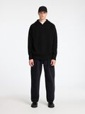 Selected 100% BAUMWOLL HALF-ZIP PULLOVER, Black, highres - 16094566_Black_005.jpg