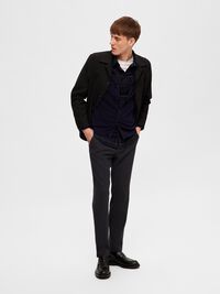 FLANELLE CHEMISE, Dark Navy, highres