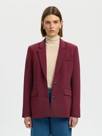 CLASSIC FIT BLAZER, Tawny Port, highres