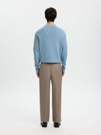 WOLLMIX LOOSE FIT HOSEN, Incense, highres