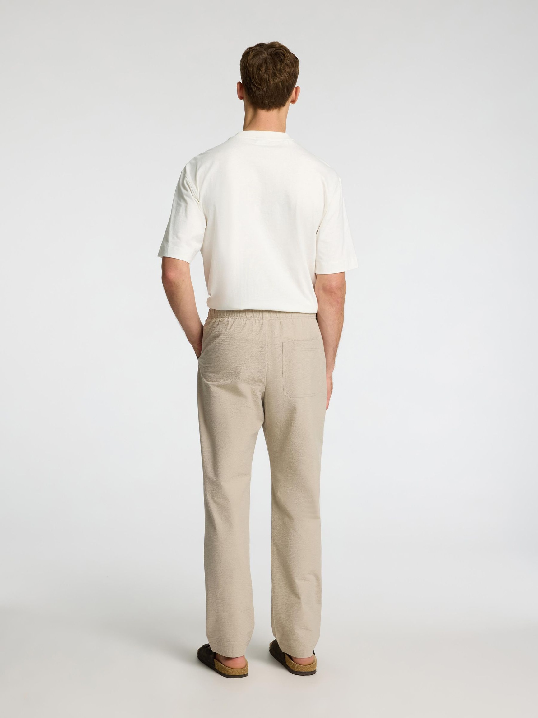 196 KATOEN RECHTE BROEK, Pure Cashmere, highres