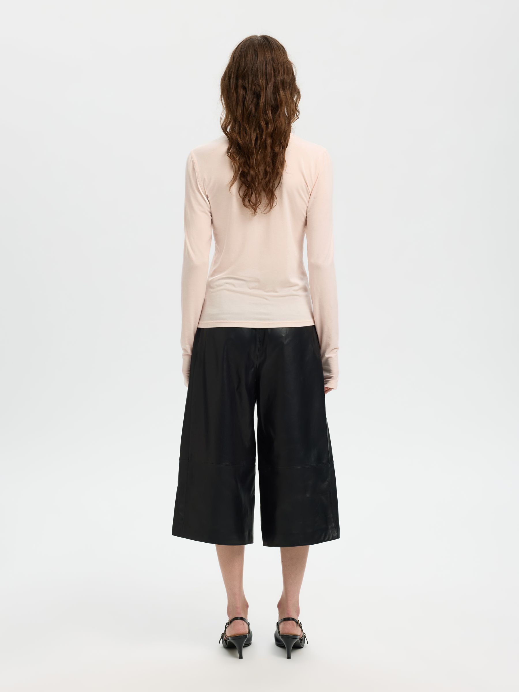 SLIM FIT LONG SLEEVED TOP, Pale Dogwood, highres