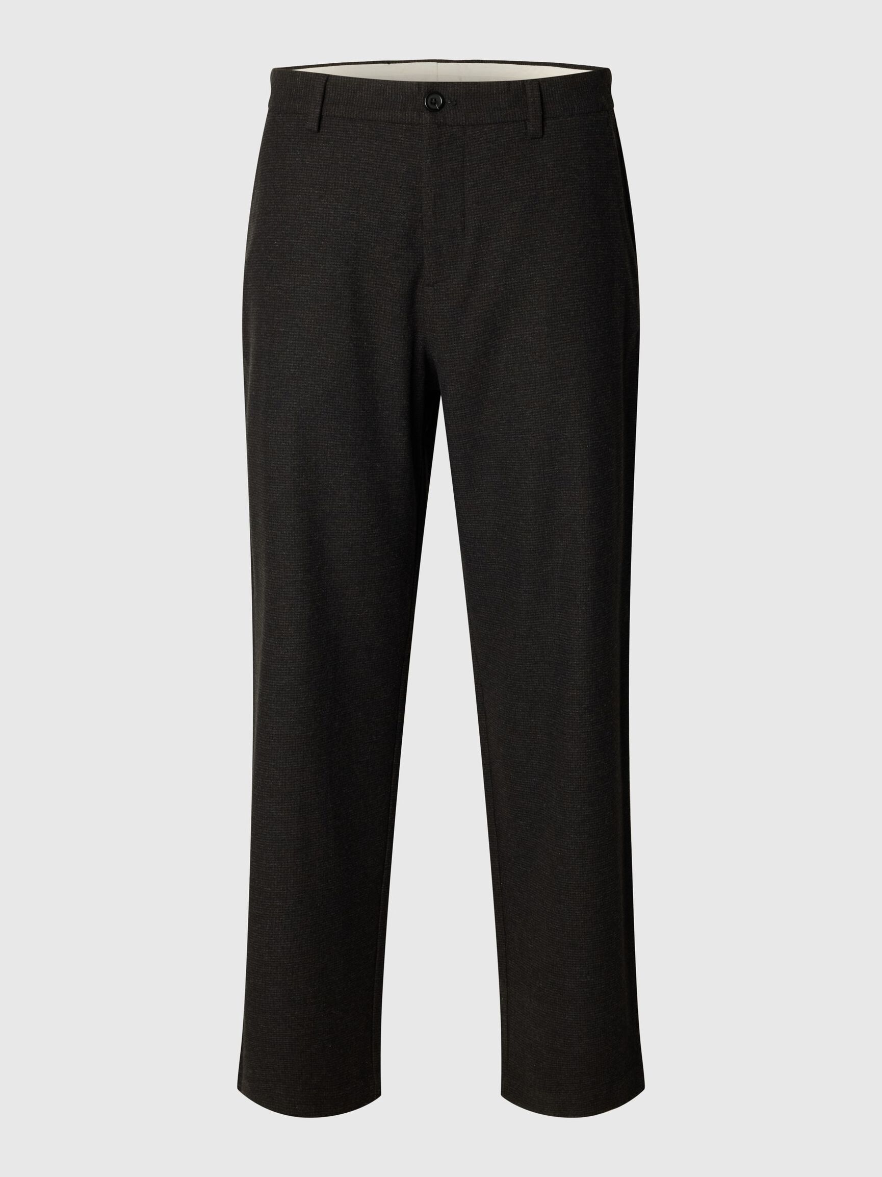 WOOL BLEND LOOSE-FIT TROUSERS, Delicioso, highres