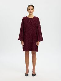 LONG SLEEVED LACE DRESS, Fig, highres