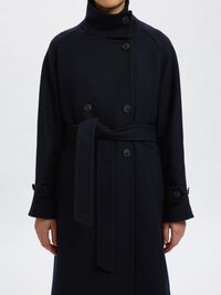 WOOL BLEND  COAT, Sky Captain, highres