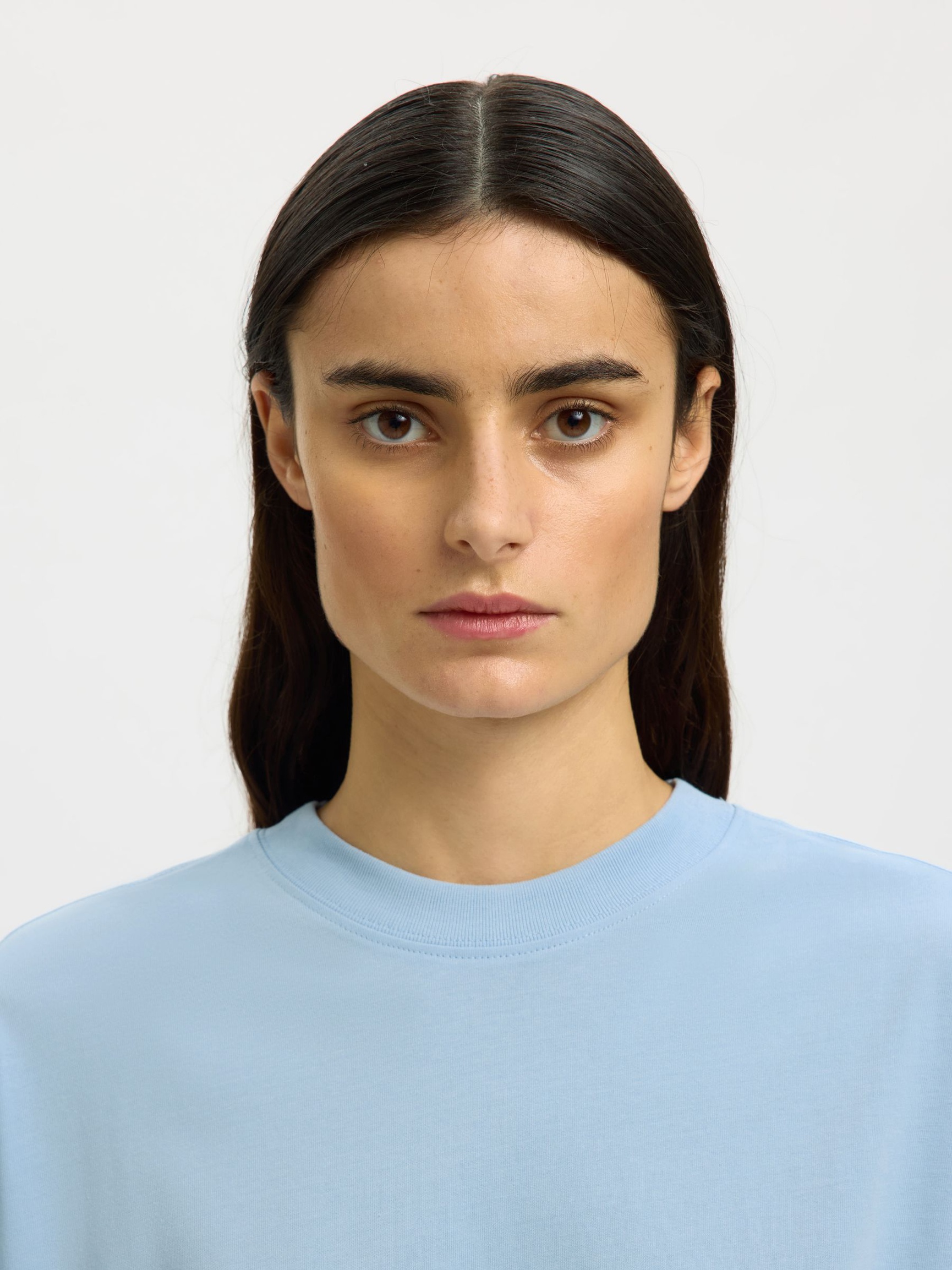 ESSENTIAL OVERSIZED T-SHIRT, Cashmere Blue, highres