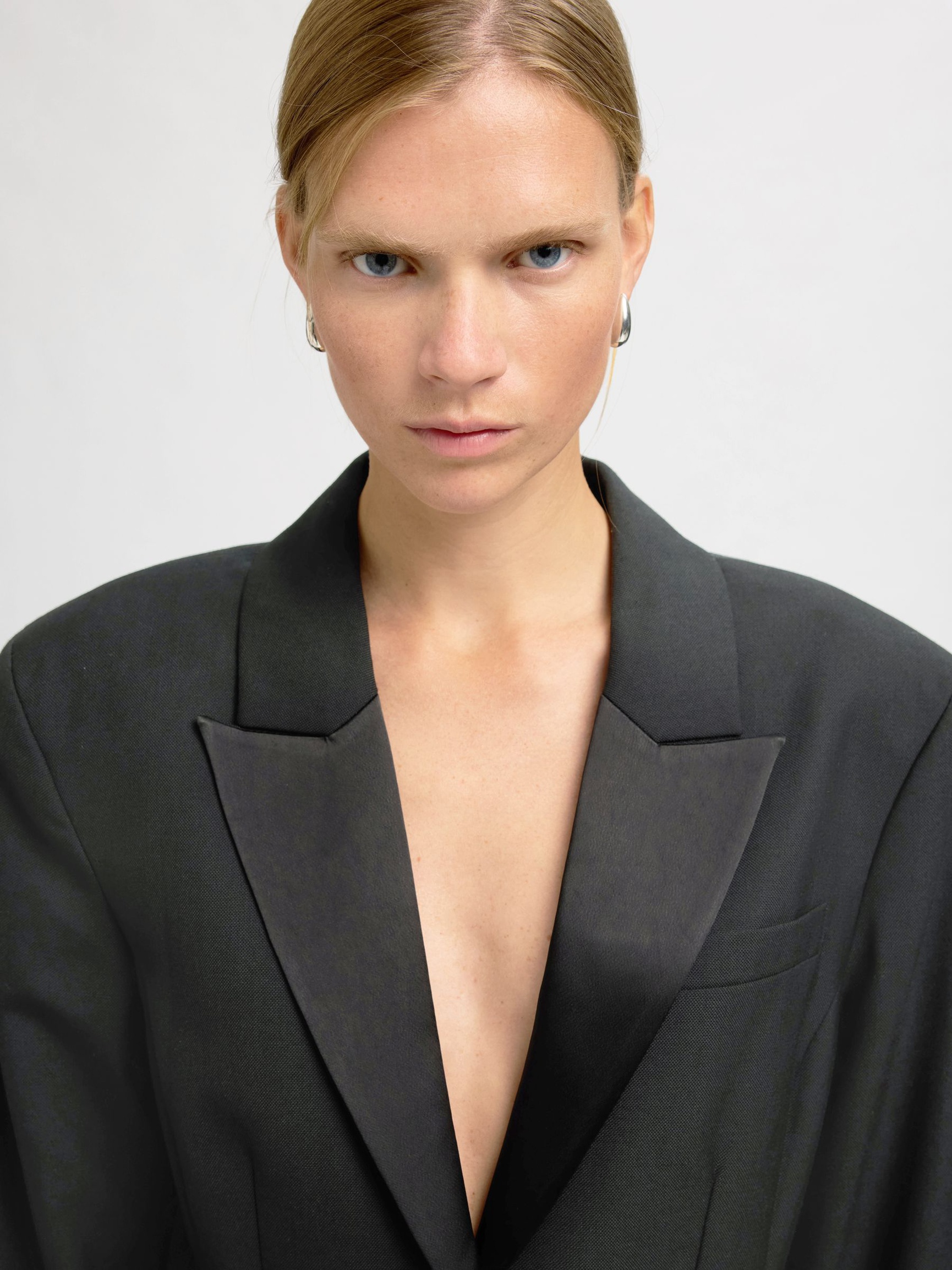 WOLLMIX BLAZER, Black, highres