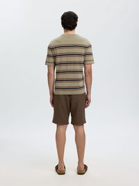 100% COTTON KNITTED TOP, Vetiver, highres