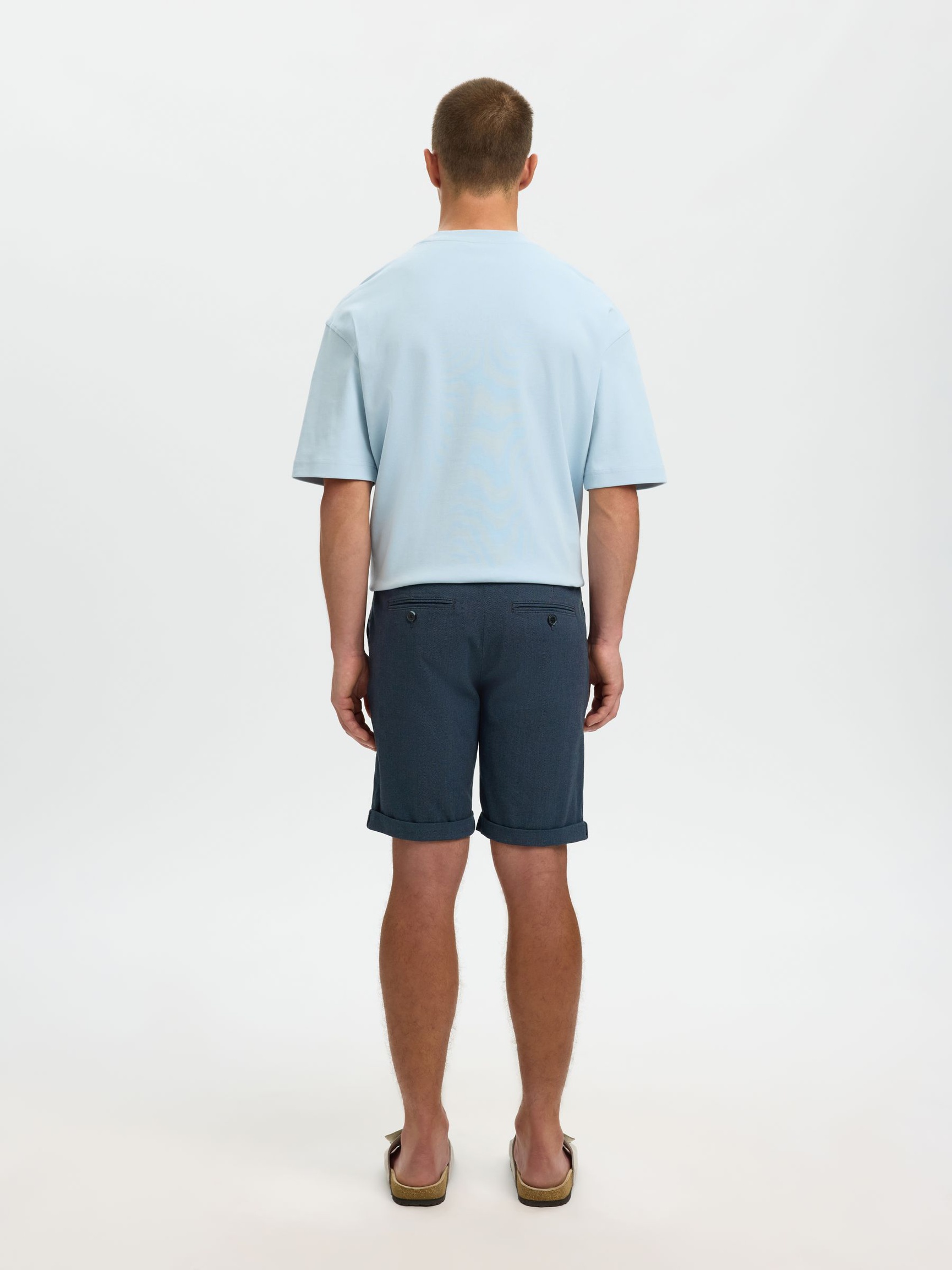 BOMULL FLEX SHORTS, Dark Sapphire, highres