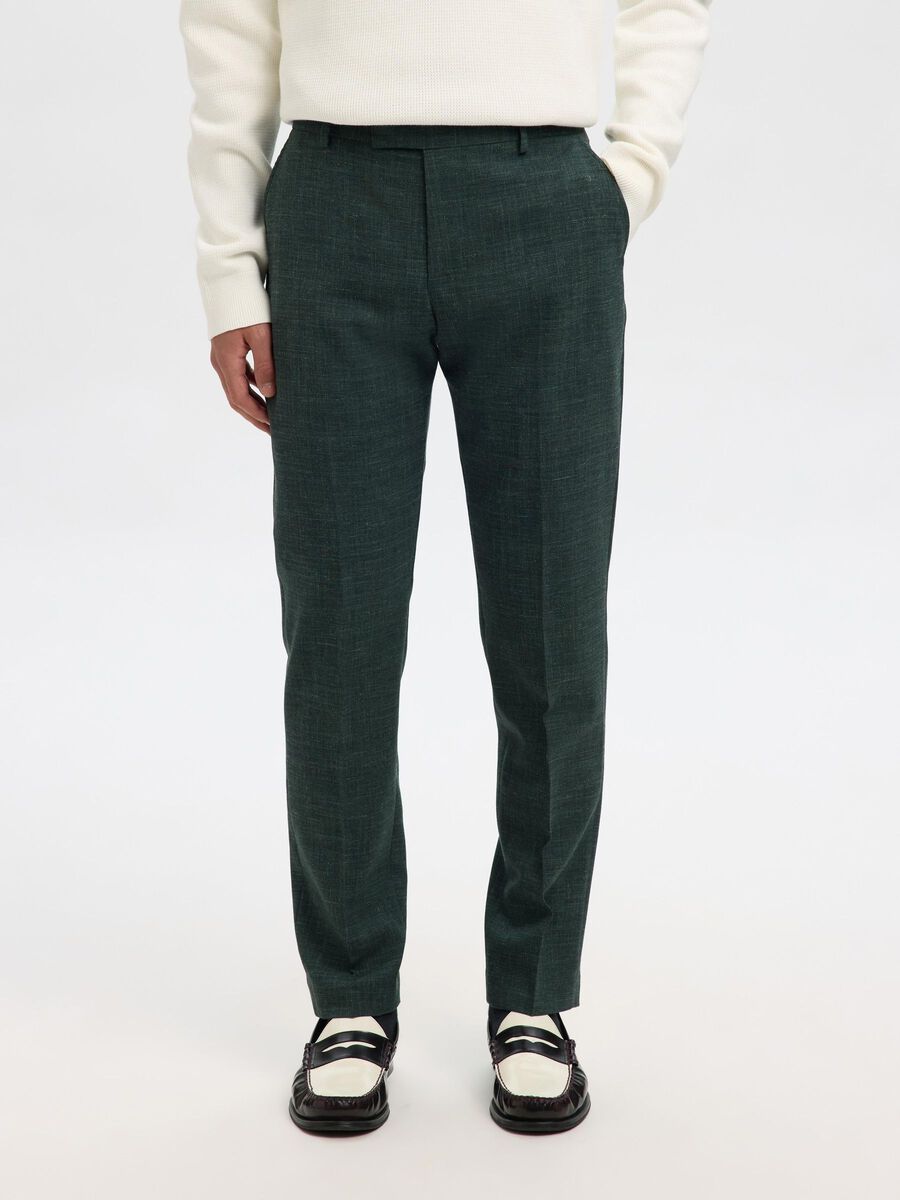 Selected SLIM FIT ANZUGHOSE, Dark Green, highres - 16087871_DarkGreen_003.jpg