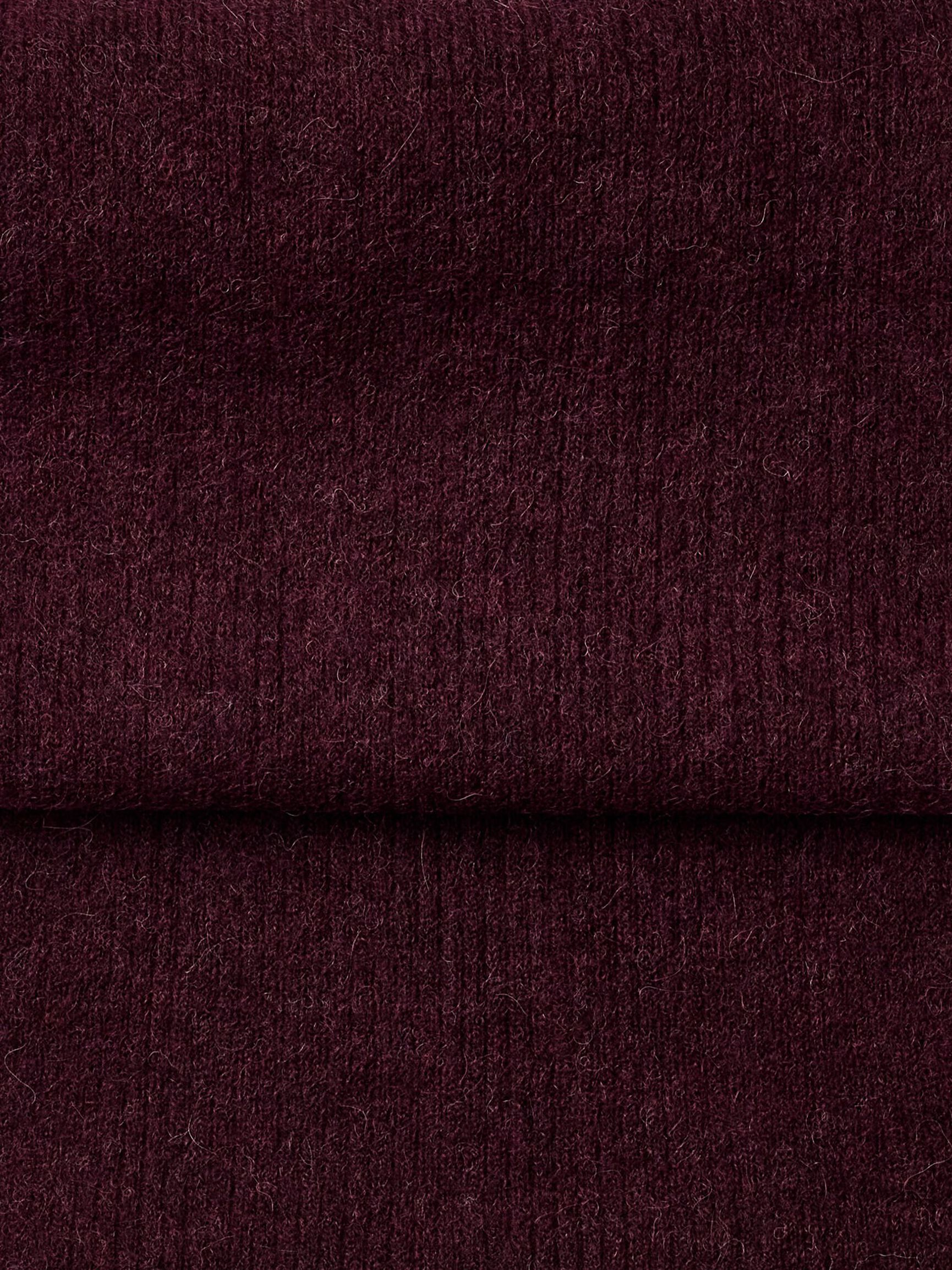 WOOL BLEND SCARF, Fig, highres