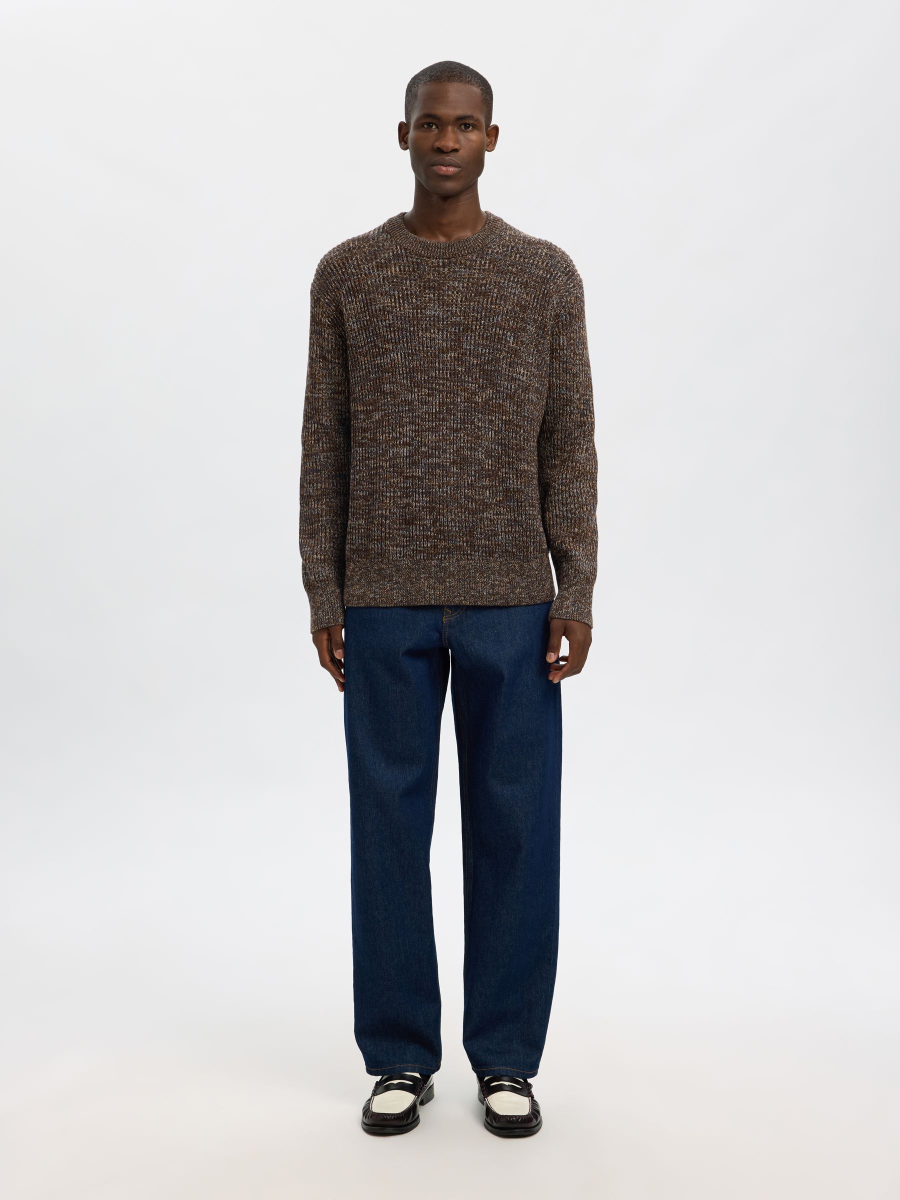 100% BOMULL STICKAD TRÖJA, Demitasse, highres