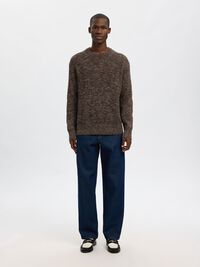 100% BOMULL STICKAD TRÖJA, Demitasse, highres