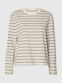 GESTREEPT T-SHIRT MET LANGE MOUWEN, Delicioso, highres