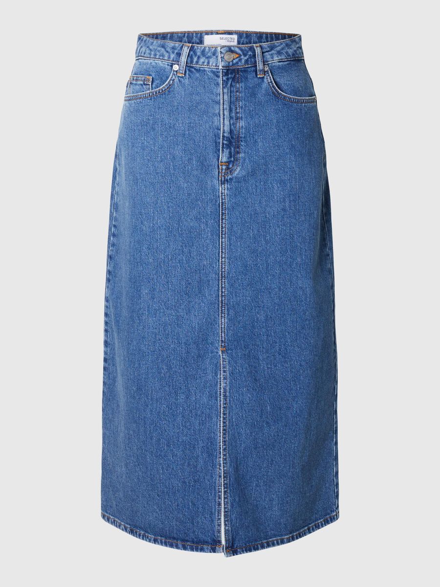 Selected JEANS MIDIROCK, Medium Blue Denim, highres - 16095310_MediumBlueDenim_001.jpg
