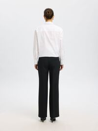 GEWEBTE HOSE, Black, highres