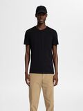 Selected KORTÄRMAD T-SHIRT, Black, highres - 16073457_Black_003.jpg