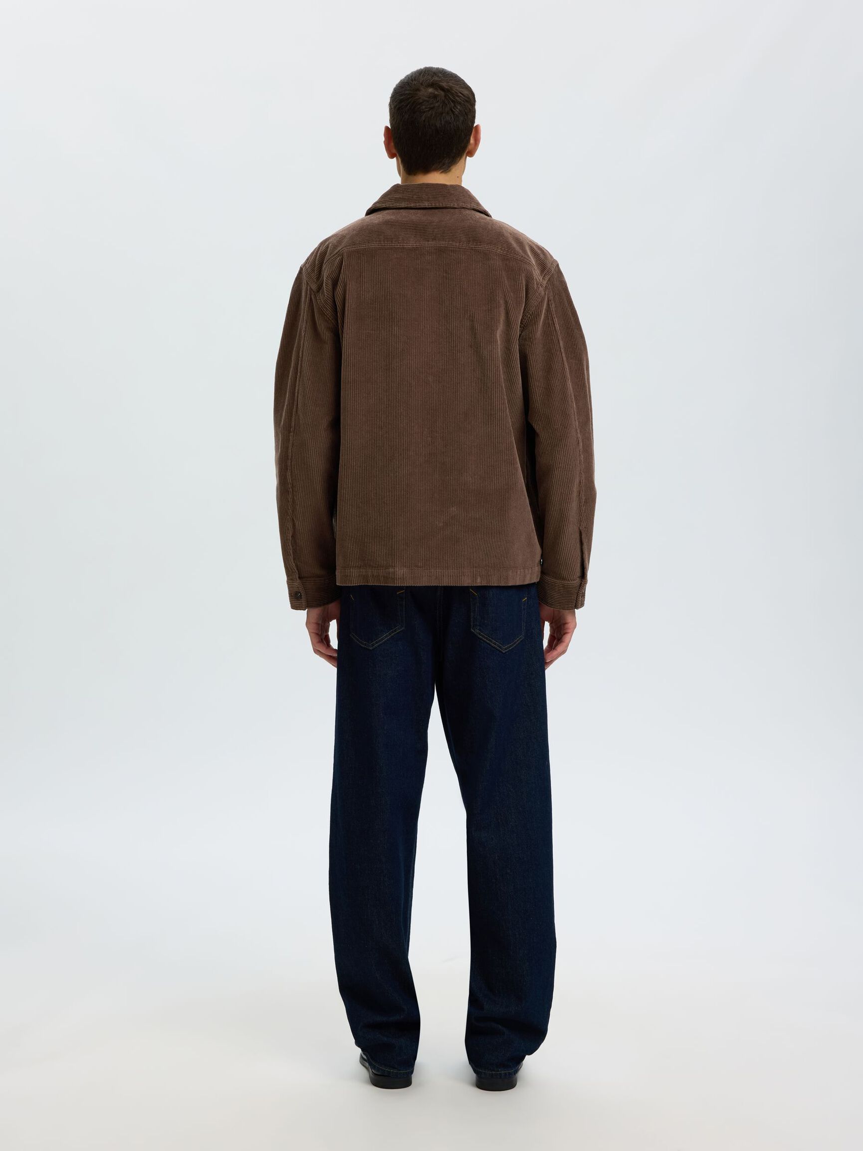 CORDUROY OVERSHIRT, Chocolate Chip, highres