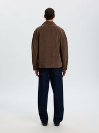 CORDUROY OVERSHIRT, Chocolate Chip, highres