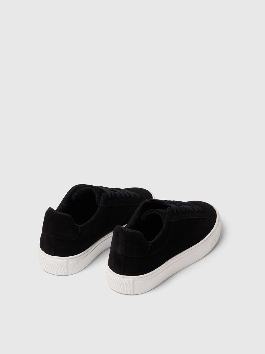 Selected SUEDE TRAINERS, Black, highres - 16097259_Black_005.jpg