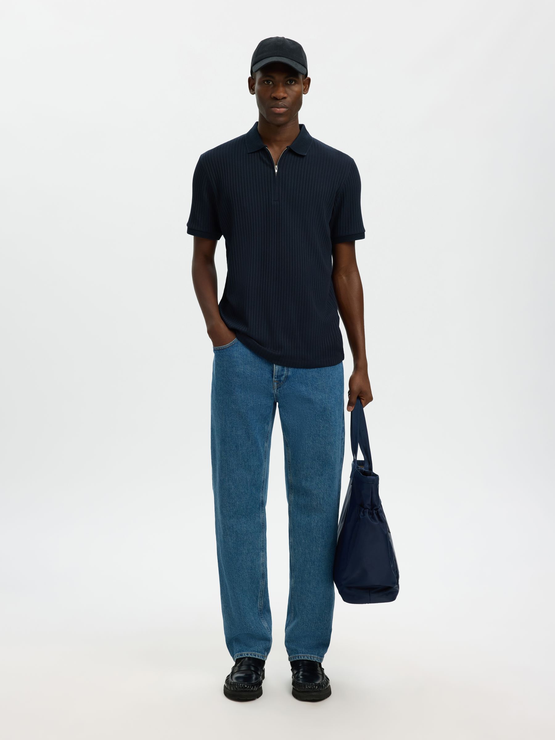 BLIXTLÅSFÖRSEDD PIKÉTRÖJA, Sky Captain, highres