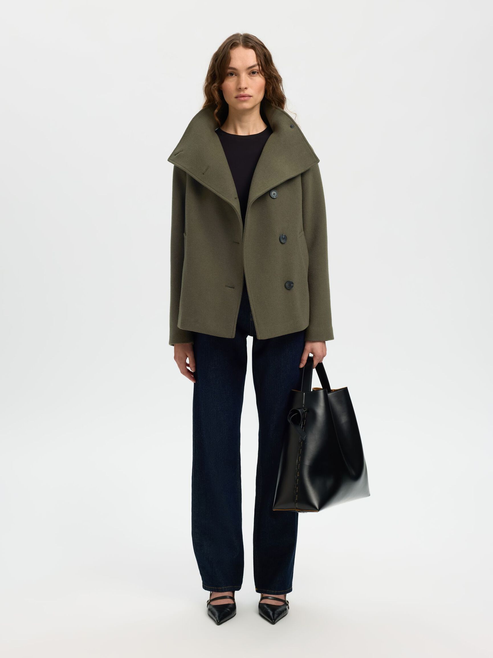 WOOL BLEND JACKET, Kalamata, highres