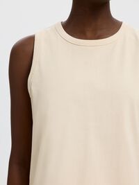 100% COTTON TANK TOP, Birch, highres