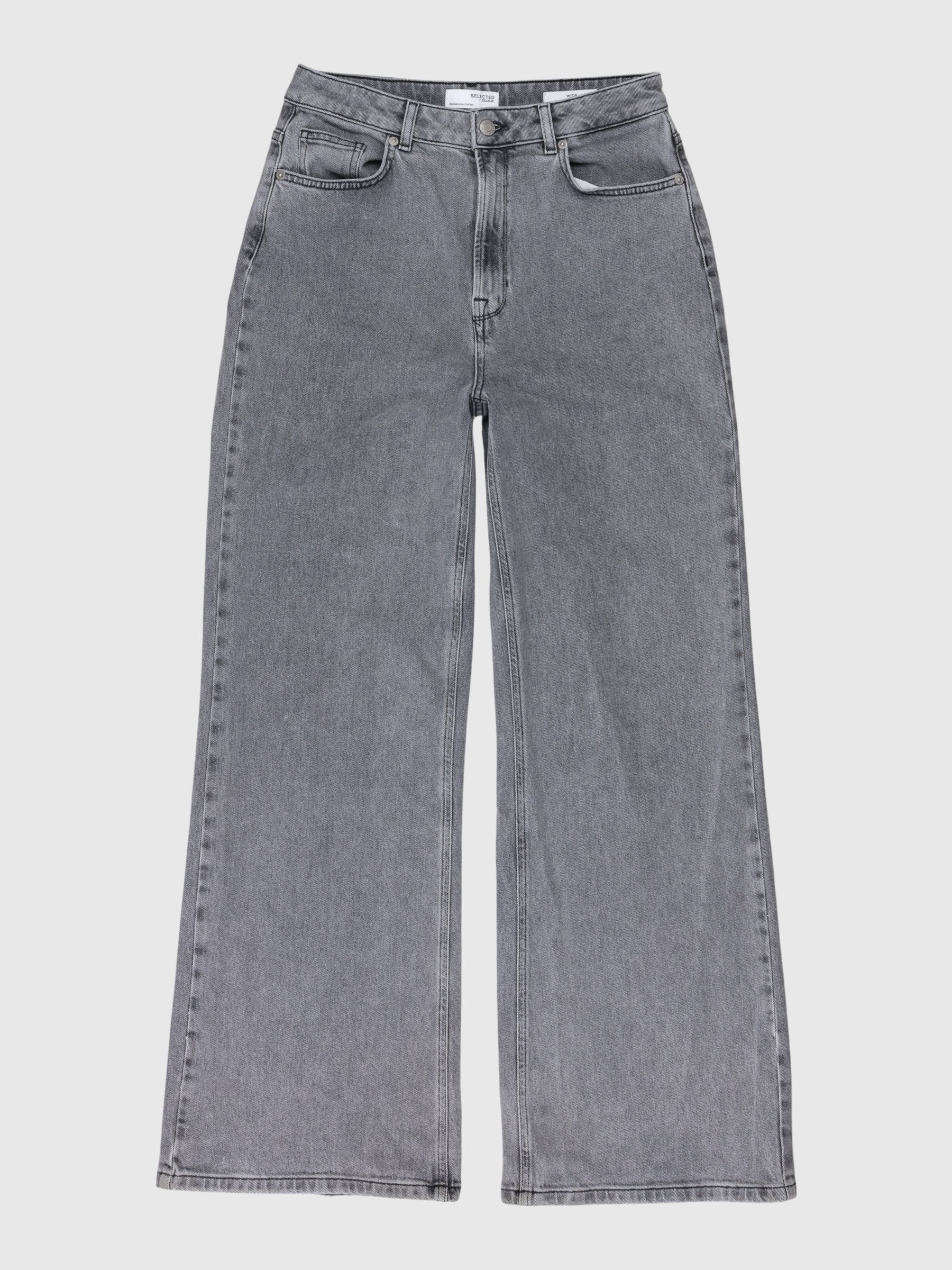 GRÅ WIDE FIT JEANS, Light Grey Denim, highres