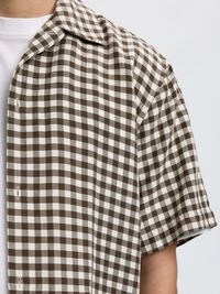 SHORT SLEEVED SHIRT, Turkish Coffee, highres