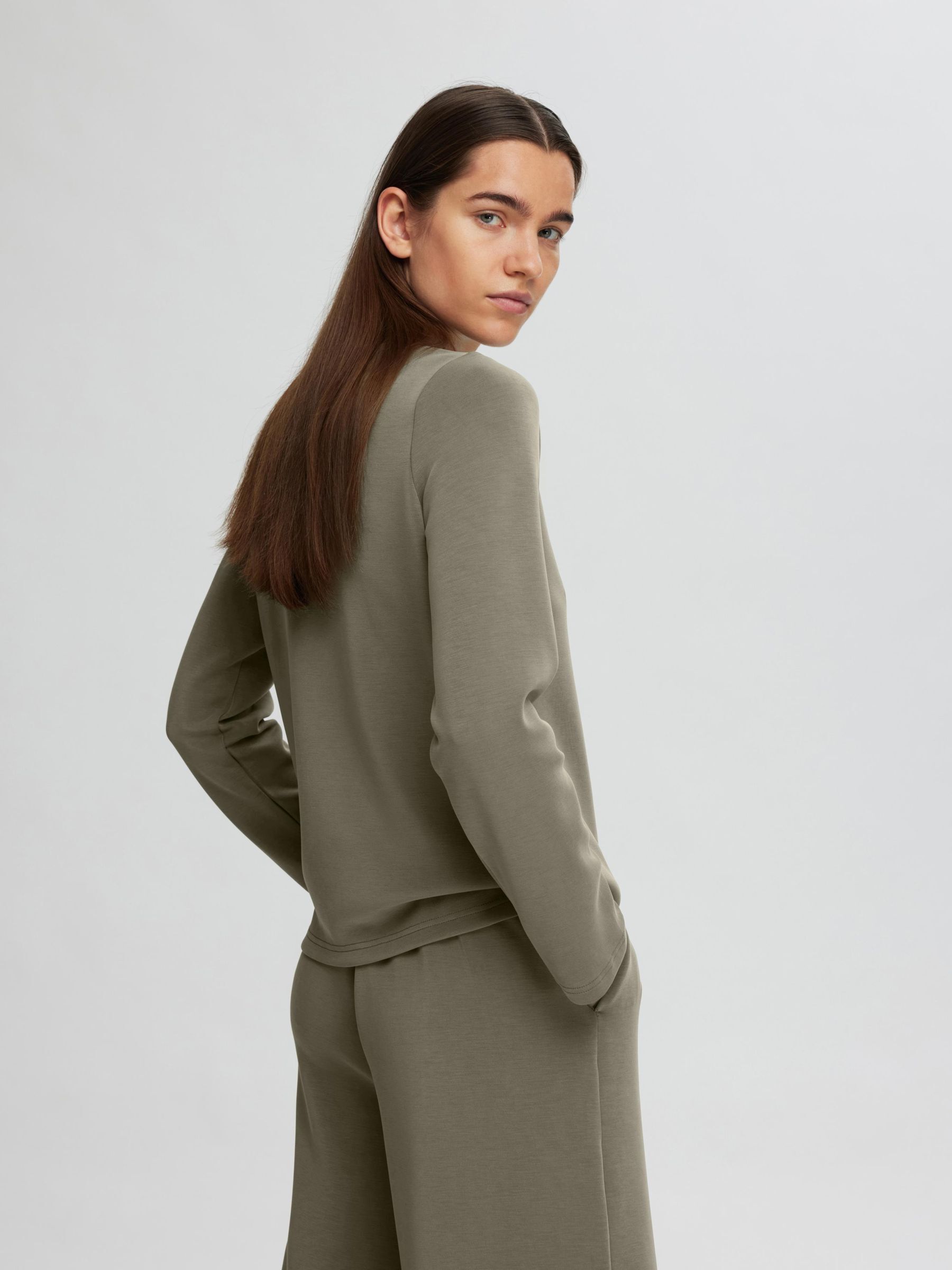 RELAXED FIT TROUSERS, Kalamata, highres