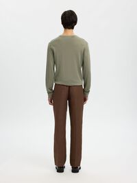 REGULAR FIT LINEN TROUSERS, Delicioso, highres