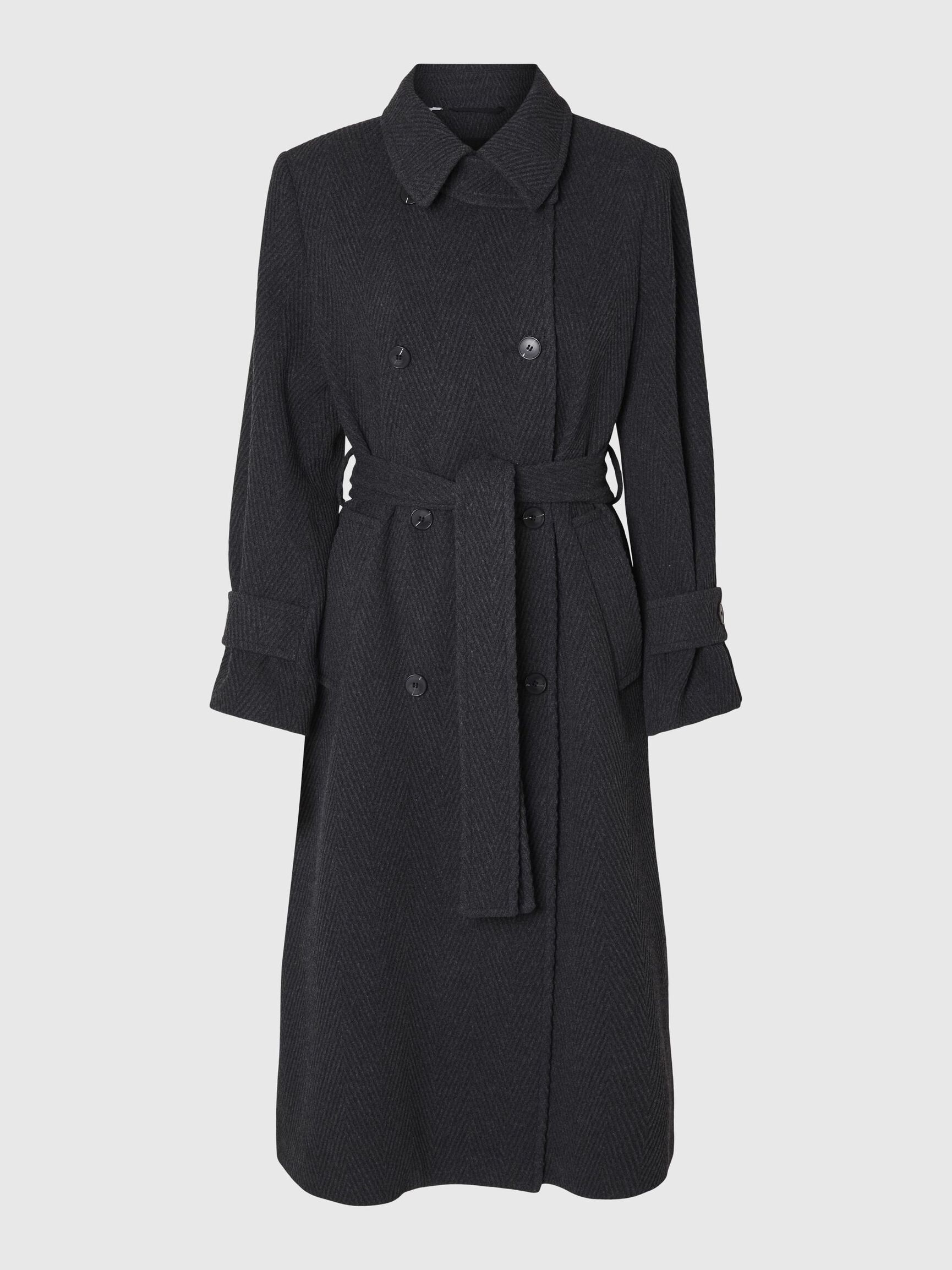WOLMIX RIEM TRENCHCOAT, Volcanic Ash, highres