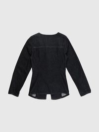 DENIM BLAZER, Black Denim, highres